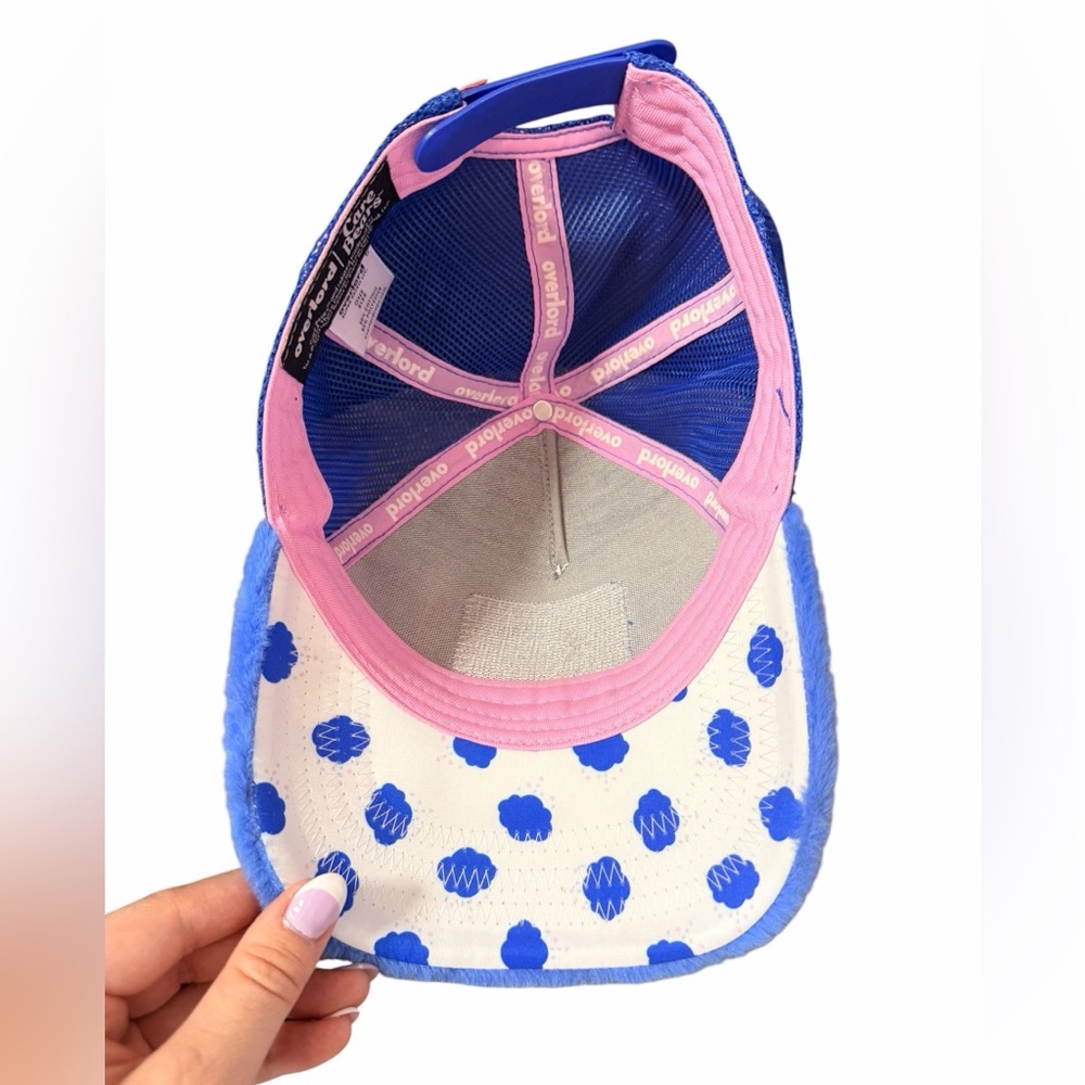 Overlord Women’s Care Bears Blue and Pink Mesh Trucker Hat, Grumpy Bear - Picture 4 of 5
